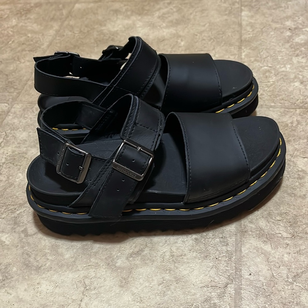 Never worn Dr. Martin platform sandles